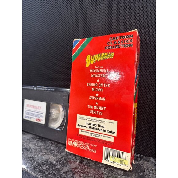 Superman Woody Woodpecker & Popeye Cartoon Classics Collection VHS Set - Picture 3 of 11